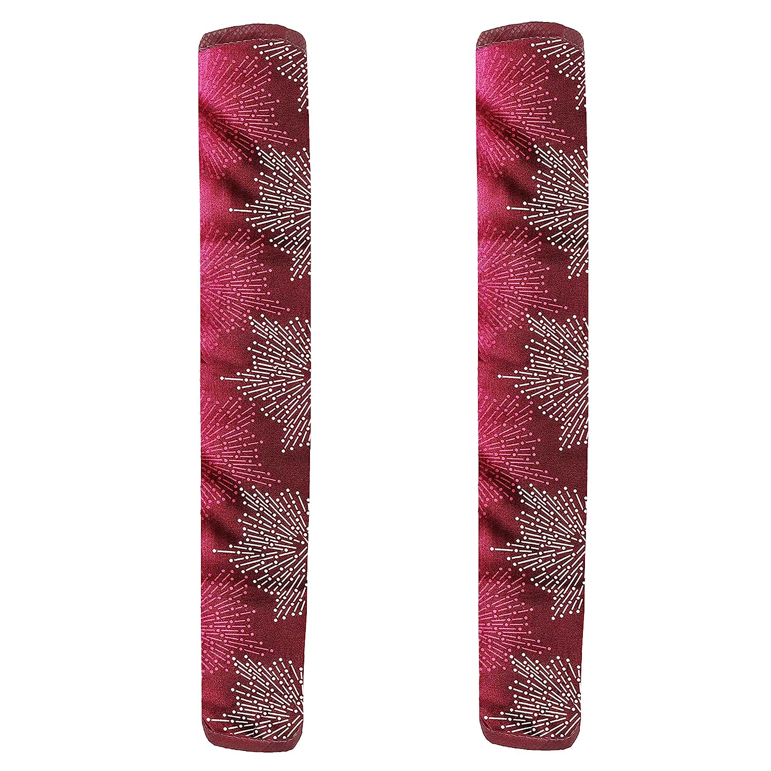 Fridge Cover Handle Cover Polyester High Material Cover For All Fridge Handle Use ( Set Of 2 Pcs ) Multi Design - Springkart 