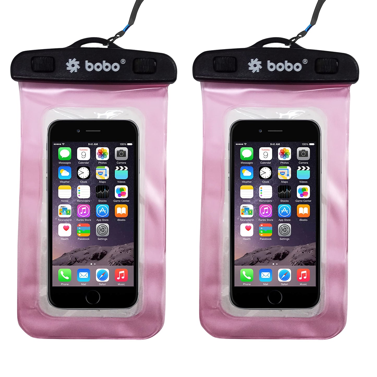 BOBO Universal Waterproof Pouch (Big Size) Cellphone Dry Bag Case for Smartphone – Transparent (Pack of 1)
