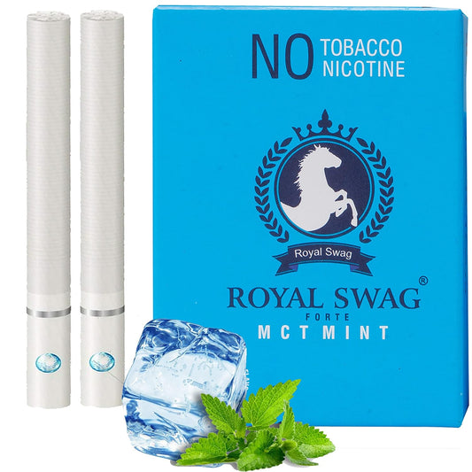 ROYAL SWAG Ayurvedic & Herbal Cigarette, Mint Flavour - (20 Sticks)