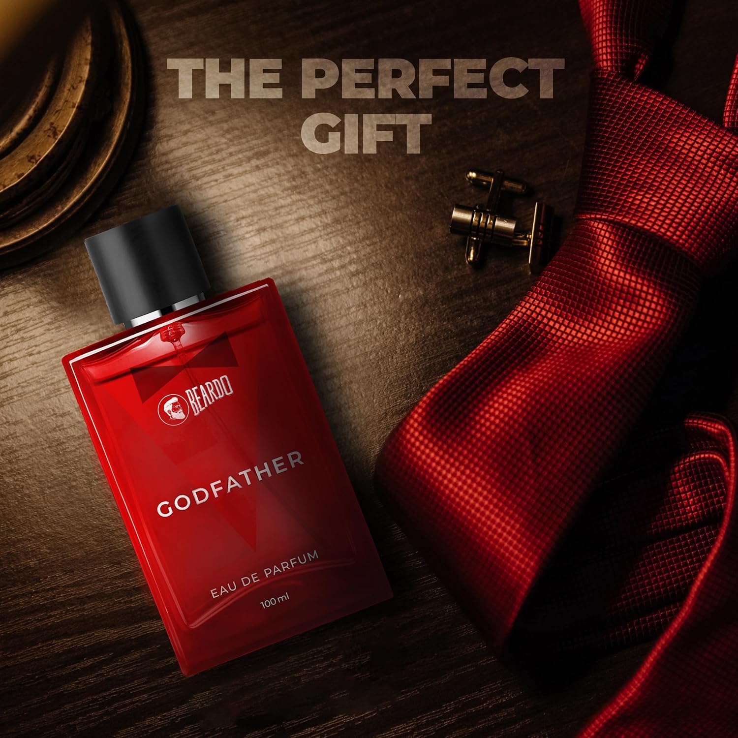 BEARDO Godfather Perfume For Man, 100ml | Aromatic, Spicy Perfume For Men | EAU DE PARFUM | Perfume For Men| Long Lasting Fragrance | Date Night Perfume | Premium Fragrance | Gift for Men | Husband | Boyfriend | Long Lasting Perfume