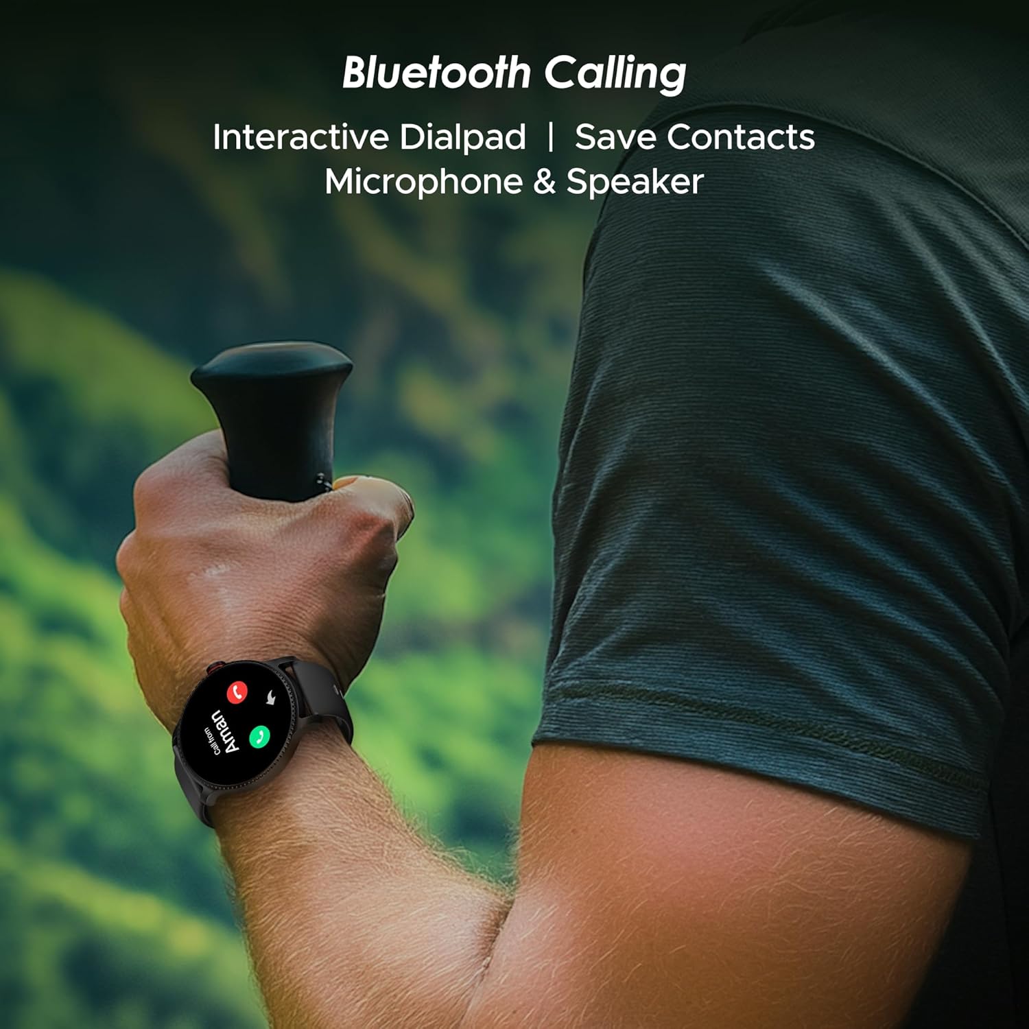 boAt Lunar Discovery w/ 1.39" (3.5 cm) HD Display, Turn-by-Turn Navigation, DIY Watch Face Studio, Bluetooth Calling, Emergency SOS, QR Tray, Smart Watch for Men & Women(Active Black)