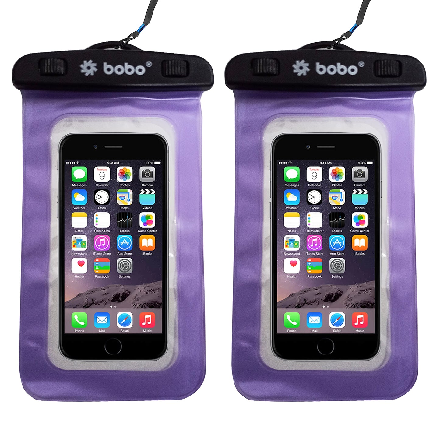 BOBO Universal Waterproof Pouch (Big Size) Cellphone Dry Bag Case for Smartphone – Transparent (Pack of 1)