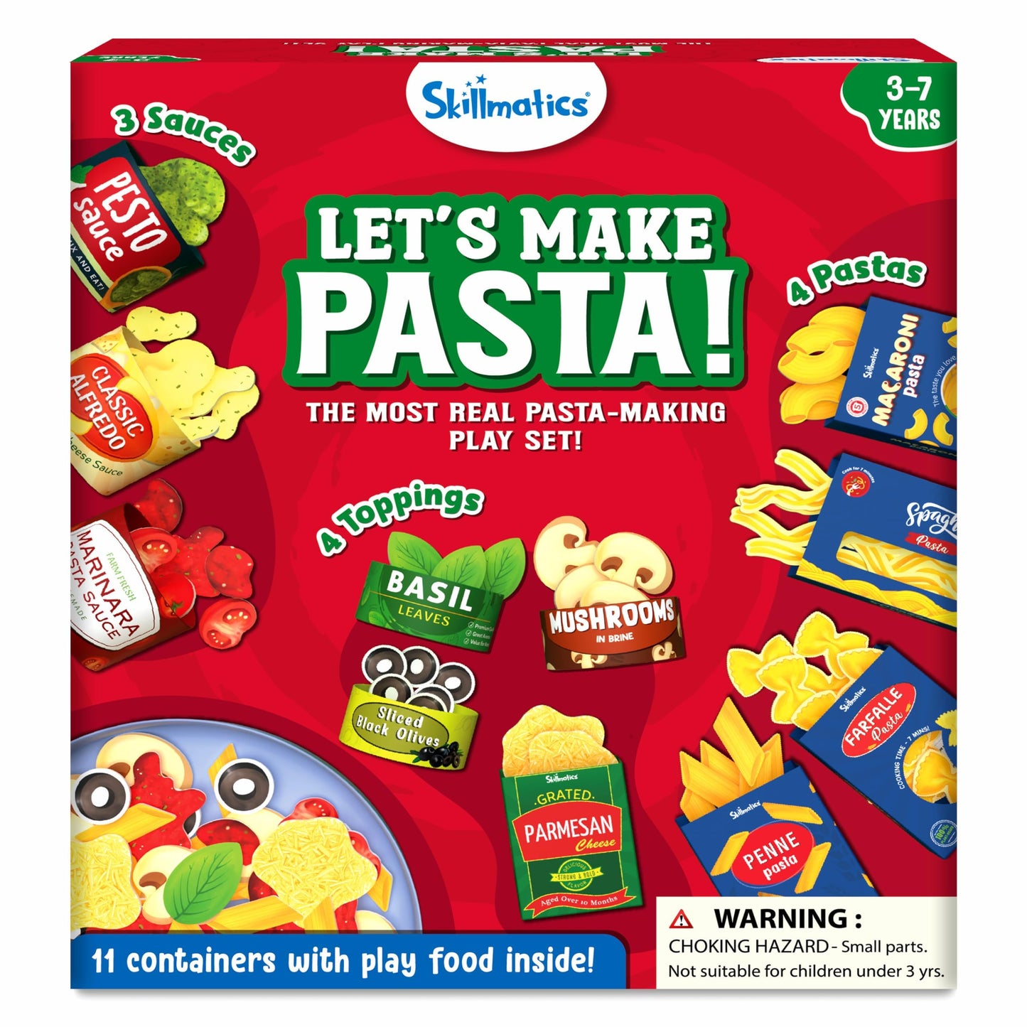 Skillmatics Grocery Set - 100+ Pieces, Play Foods, Realistic Pretend Play Toys, Kids Kitchen Set, Gift for Girls & Boys Ages 3, 4, 5 & Up