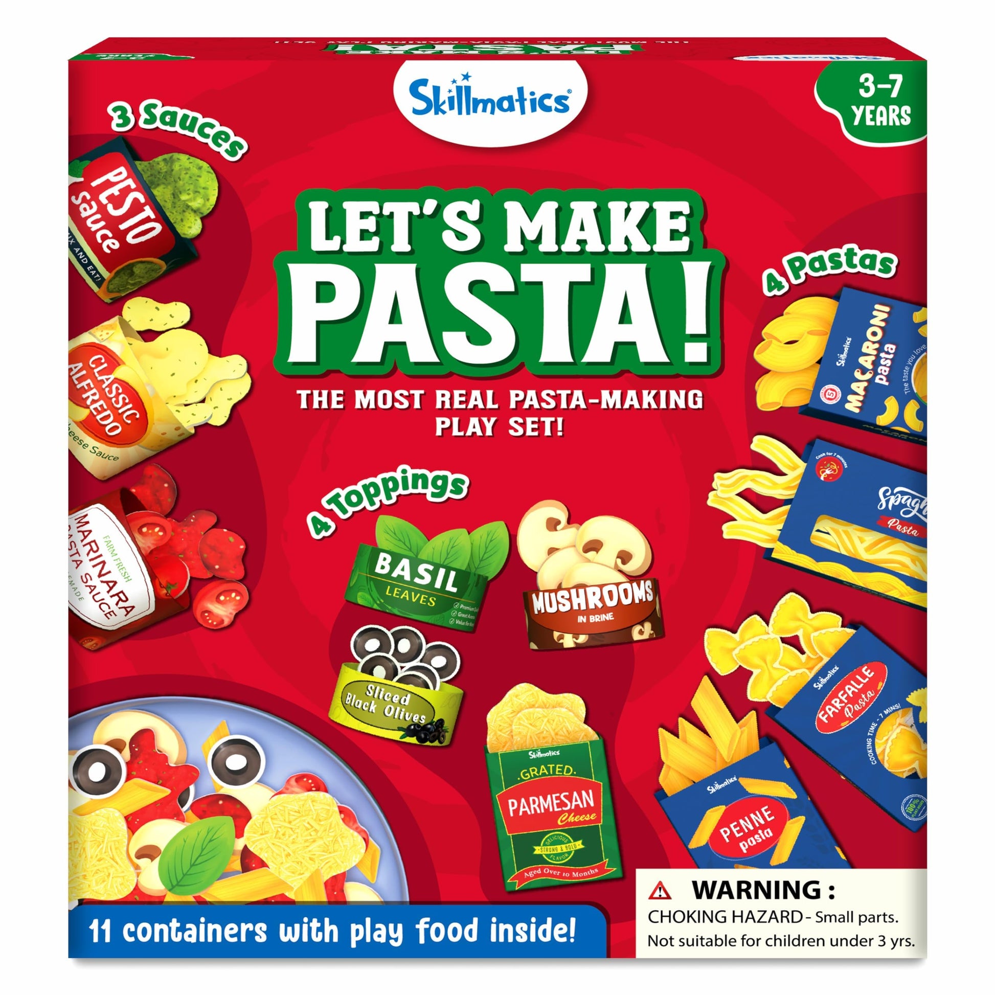 Skillmatics Grocery Set - 100+ Pieces, Play Foods, Realistic Pretend Play Toys, Kids Kitchen Set, Gift for Girls & Boys Ages 3, 4, 5 & Up