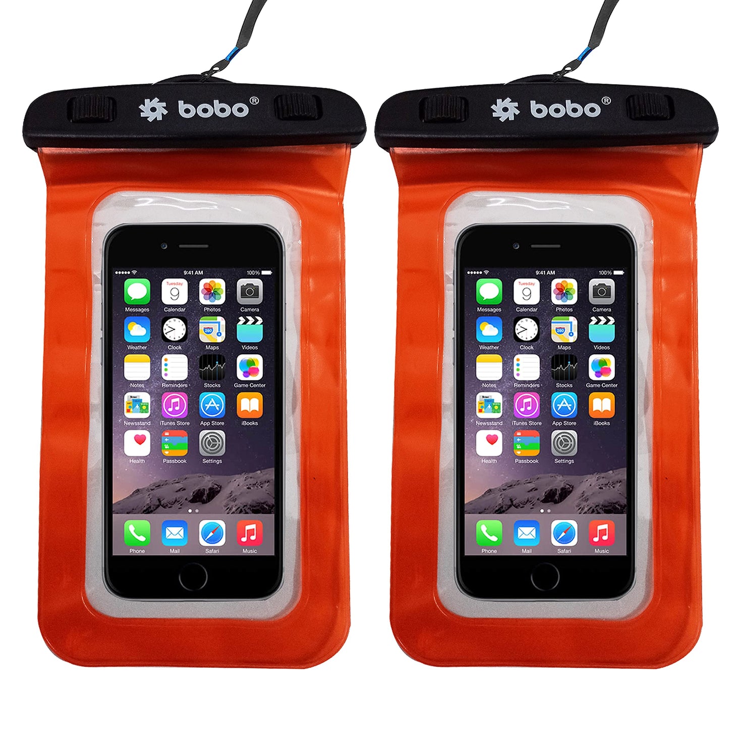 BOBO Universal Waterproof Pouch (Big Size) Cellphone Dry Bag Case for Smartphone – Transparent (Pack of 1)