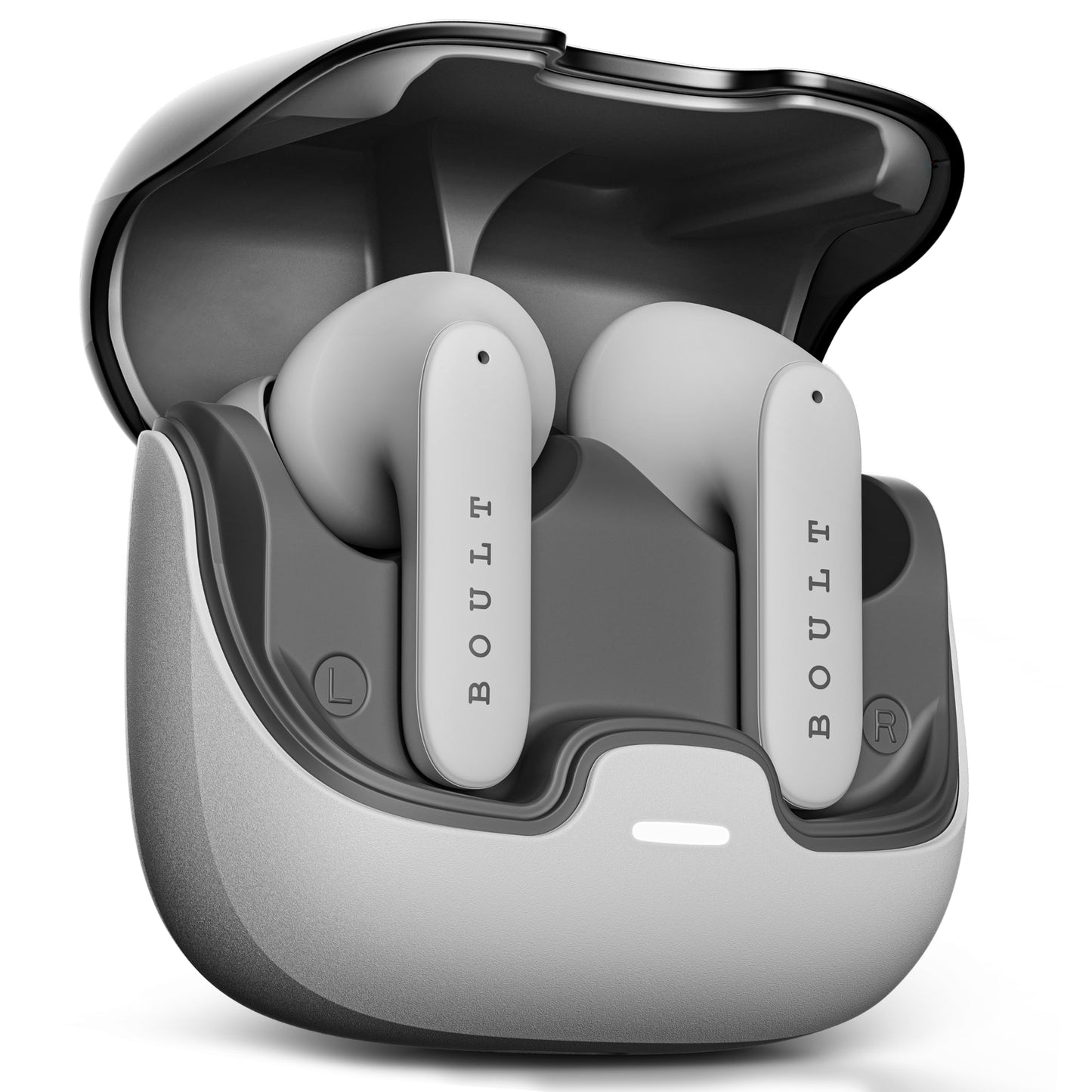 Boult Audio Z40 Pro with 100H Playtime, Quad Mic ENC, 45ms Low Latency Gaming, Premium Rubber Grip Case, 13mm Bass Drivers, Made in India TWS Bluetooth 5.3 Truly Wireless in Ear Earbuds (Metal) - Springkart 