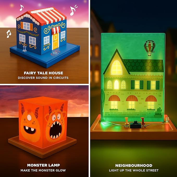 Einstein Box Ultimate Electricity & Science Kit | Science Project Kit | Electric Project Kit | Electronic Circuits | Electric Circuit Kit | Toys for Kids Ages 8-15 Years | Science Experiment Kit