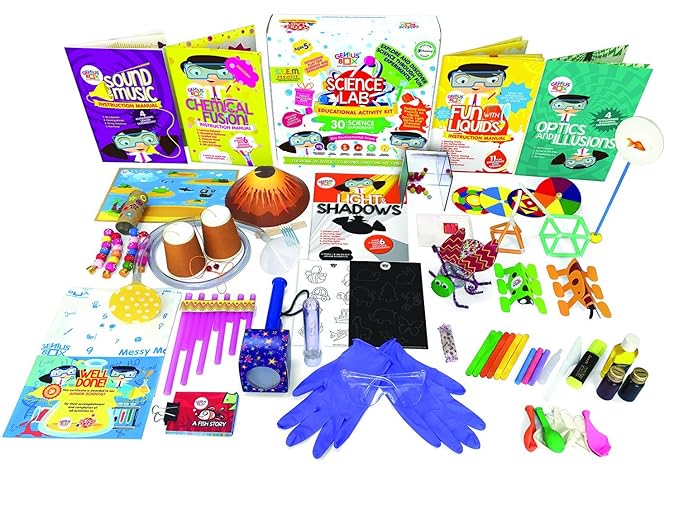 Genius Box - Play Some Learning Educational Toy for 5+ Year Age: Science Lab DIY, Activity Kit, Learning Kit, Educational Kit, STEM Toy