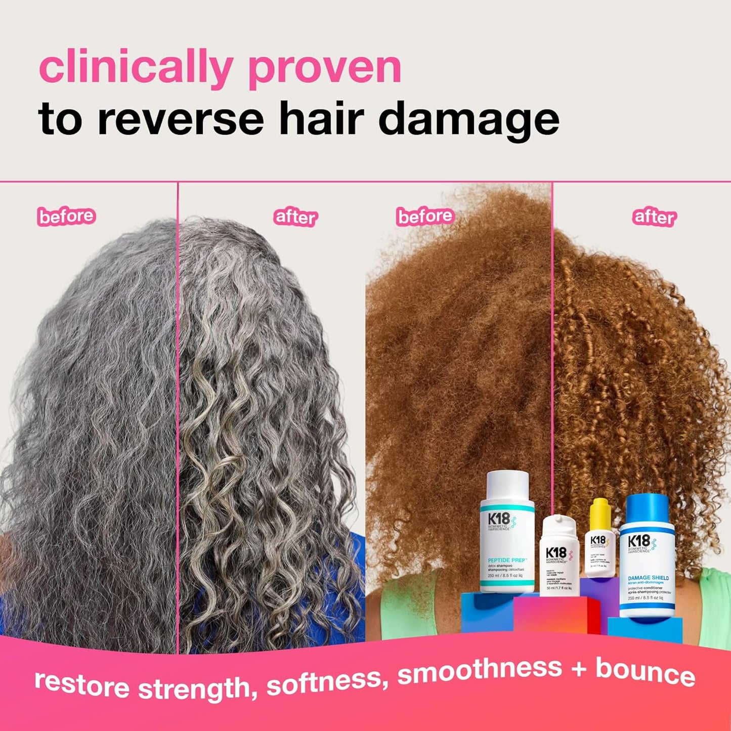 K18 Leave-In Repair Hair Mask, 15ml