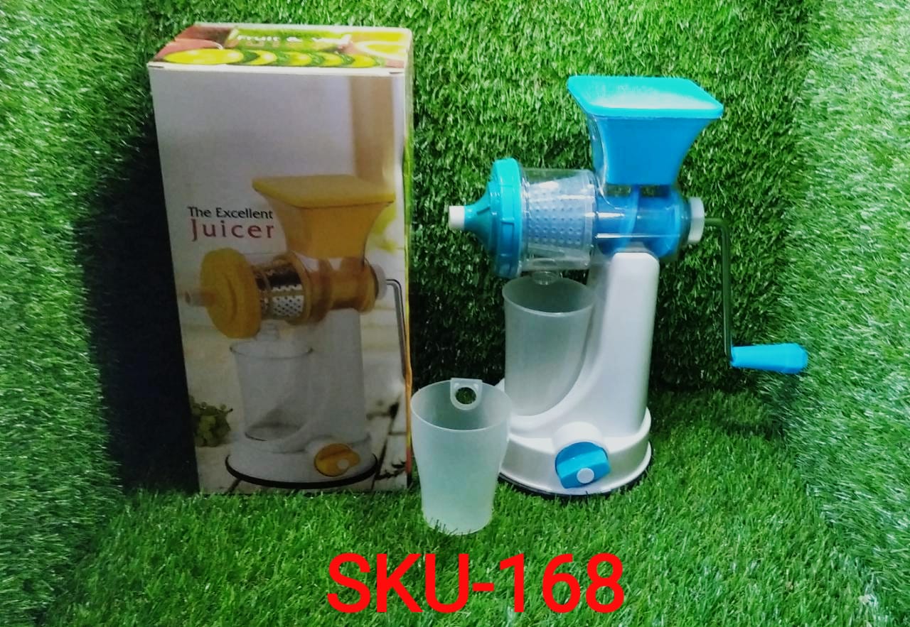 Manual Fruit Vegetable Juicer with Juice Cup and Waste Collector - Springkart 