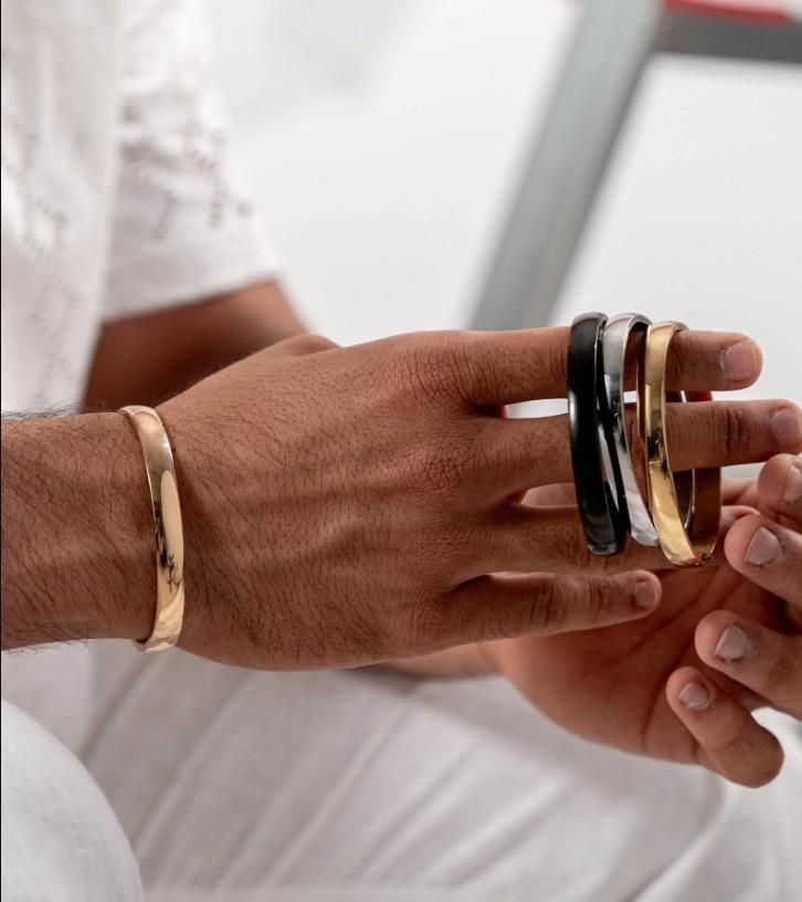 Stainless Steel Kada Bracelet For Men - Springkart 