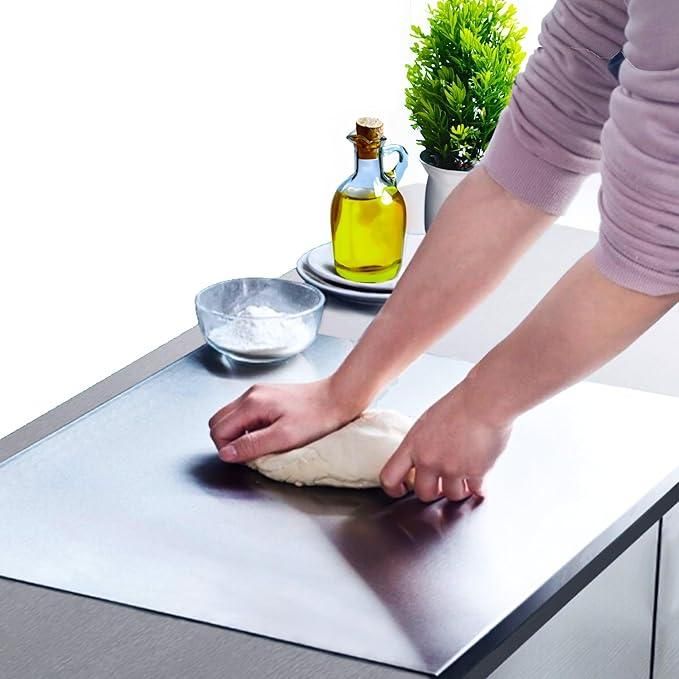 Stainless Steel Chopping Board (35x31cm) - Springkart 