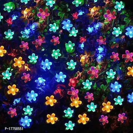 Blossom Flower LED 3-Meter Multicolor with 16 Flower 3D String Light - Springkart 