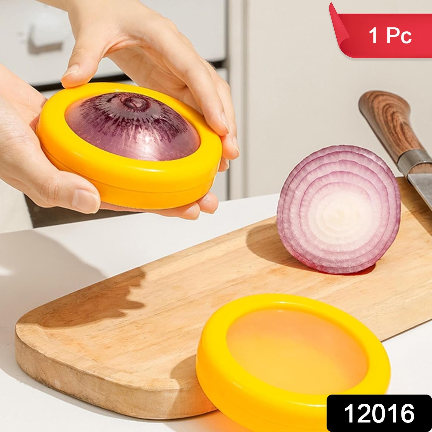 Vegetable Container Premium Fruits Saver Keeper (1 Pc Yellow) - Springkart 