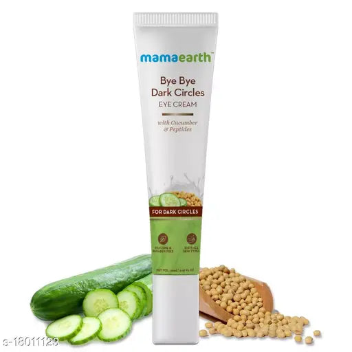 " Bye Bye Dark Circles, Under Eye Cream for Dark Circles, with Cucumber & Peptides - 20ml"