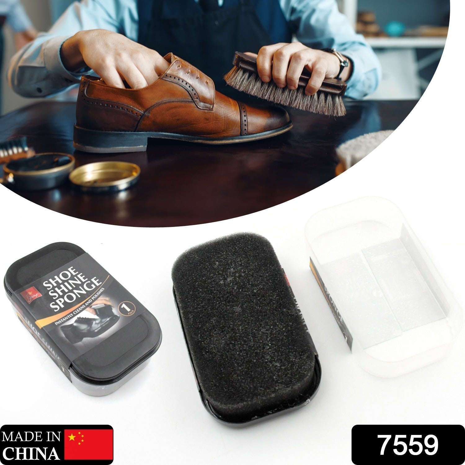 Shoe Shiner and Shoe Polish For All Colours Leather Shoes, Formal Shoes, Oxford Shoes & Dress Shoes (1 Pc) - Springkart 