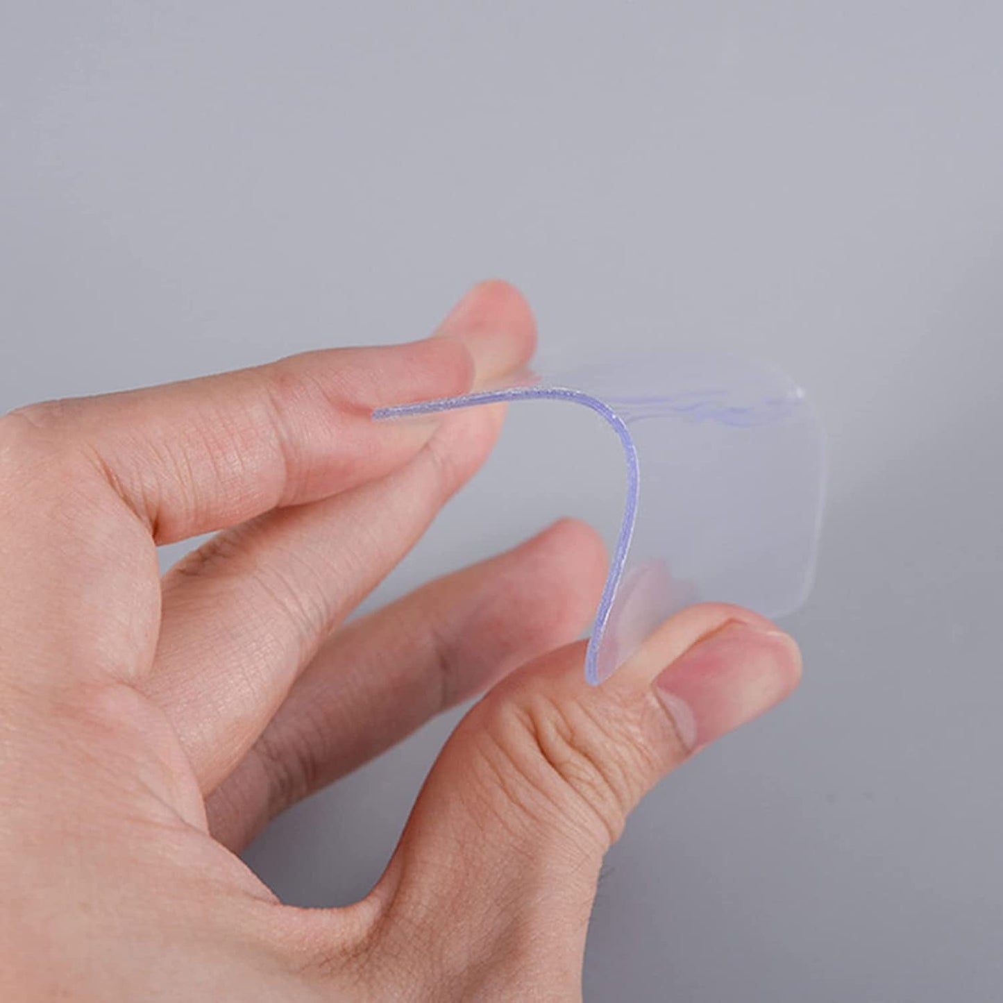 New Double Side Tape Sticker Strong Waterproof Wall Indoor Nano Adhesive No Trace Gel Clear Industrial Multipurpose Removable Use for Bedroom, Home, Kitchen, Hotel (0.6mmx1pc) - Springkart 