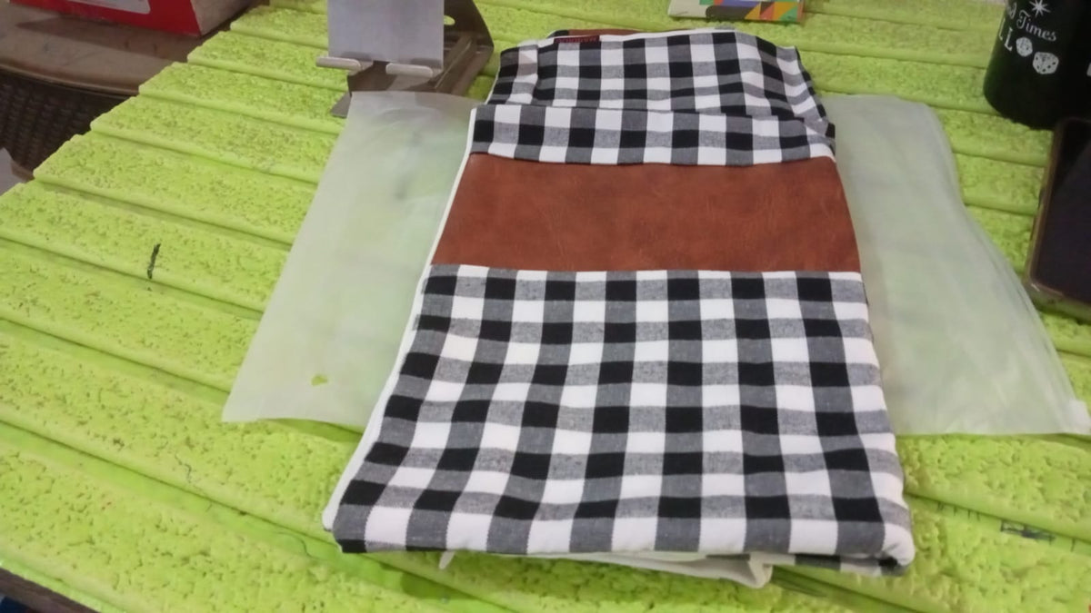 Pillow Covers, Leather & Cotton Cushion Covers (15 × 15 Inch / 1 Pair / 2 Pc) - Springkart 