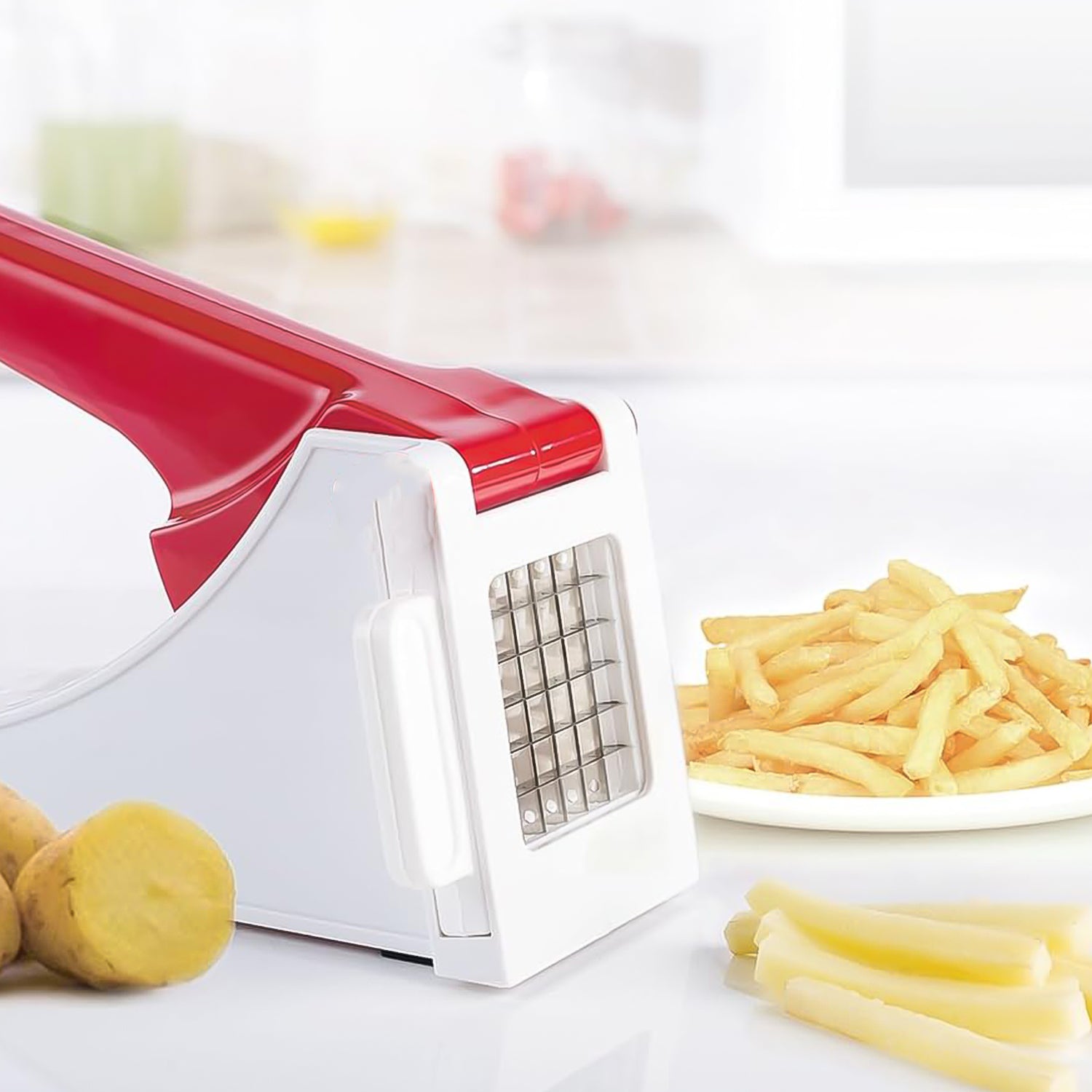 Plastic Potato Vegetable Chips Maker (1 Pc) - Springkart 