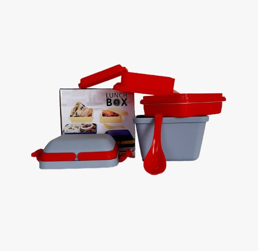Airtight Lunch Box with Handle & Push Lock - Springkart 