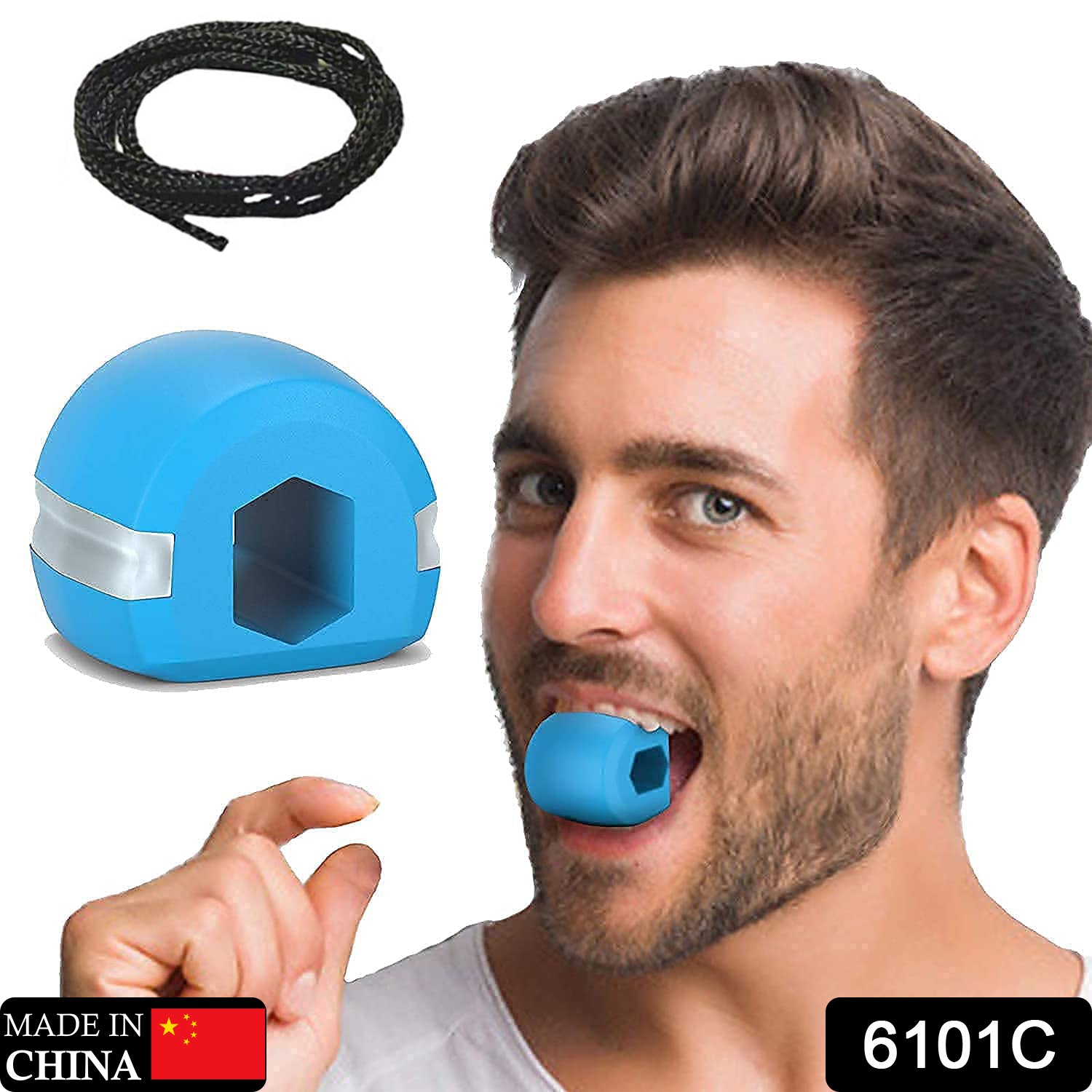 6101c Cn Mix Jaw Exerciser Used To Gain Sharp And Chiselled Jawline Easily And Fast. - Springkart 