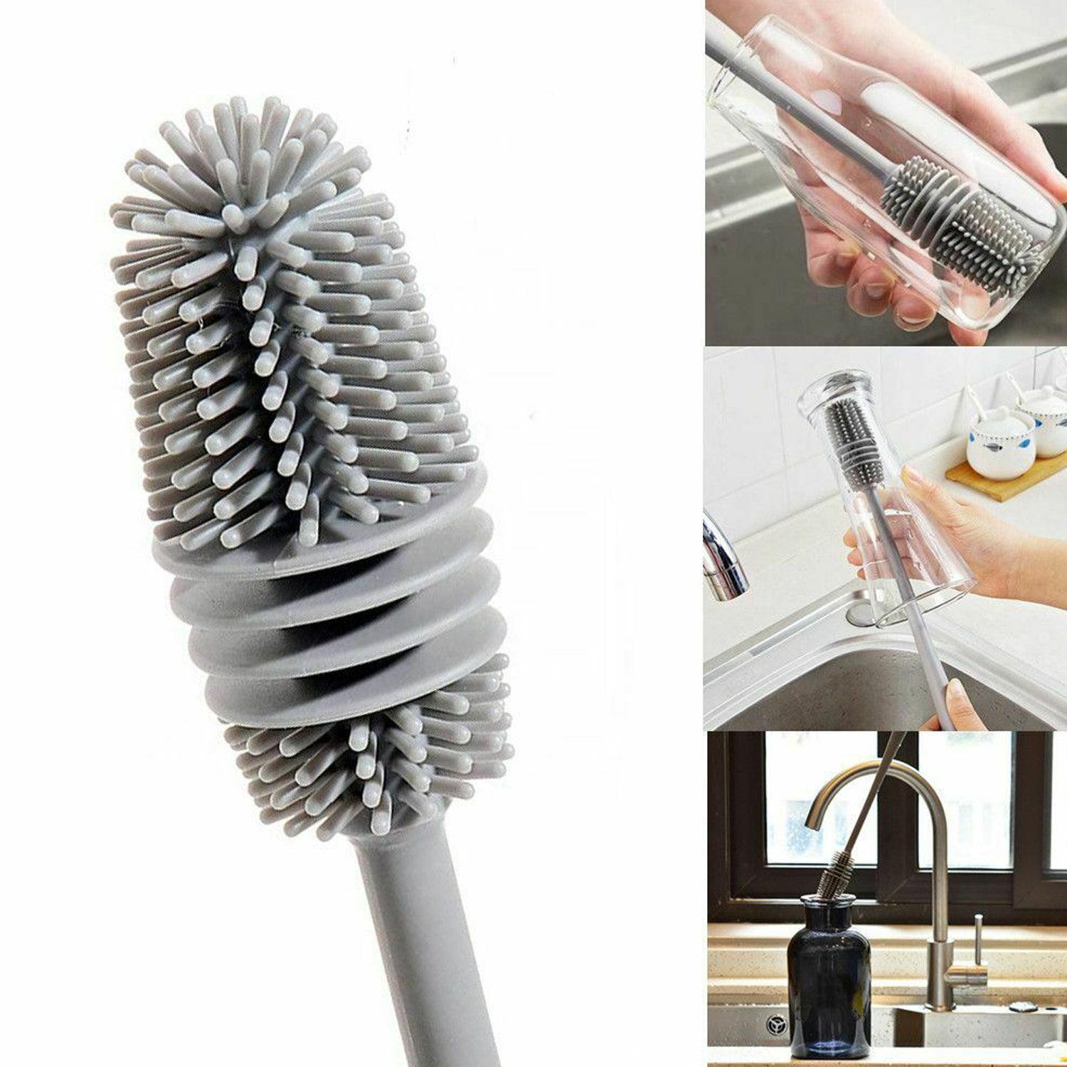 6151a Bottle Cleaning Brush Usual Fully Types Of Household Room For Cooking Food Purposes For Cleansing - Springkart 