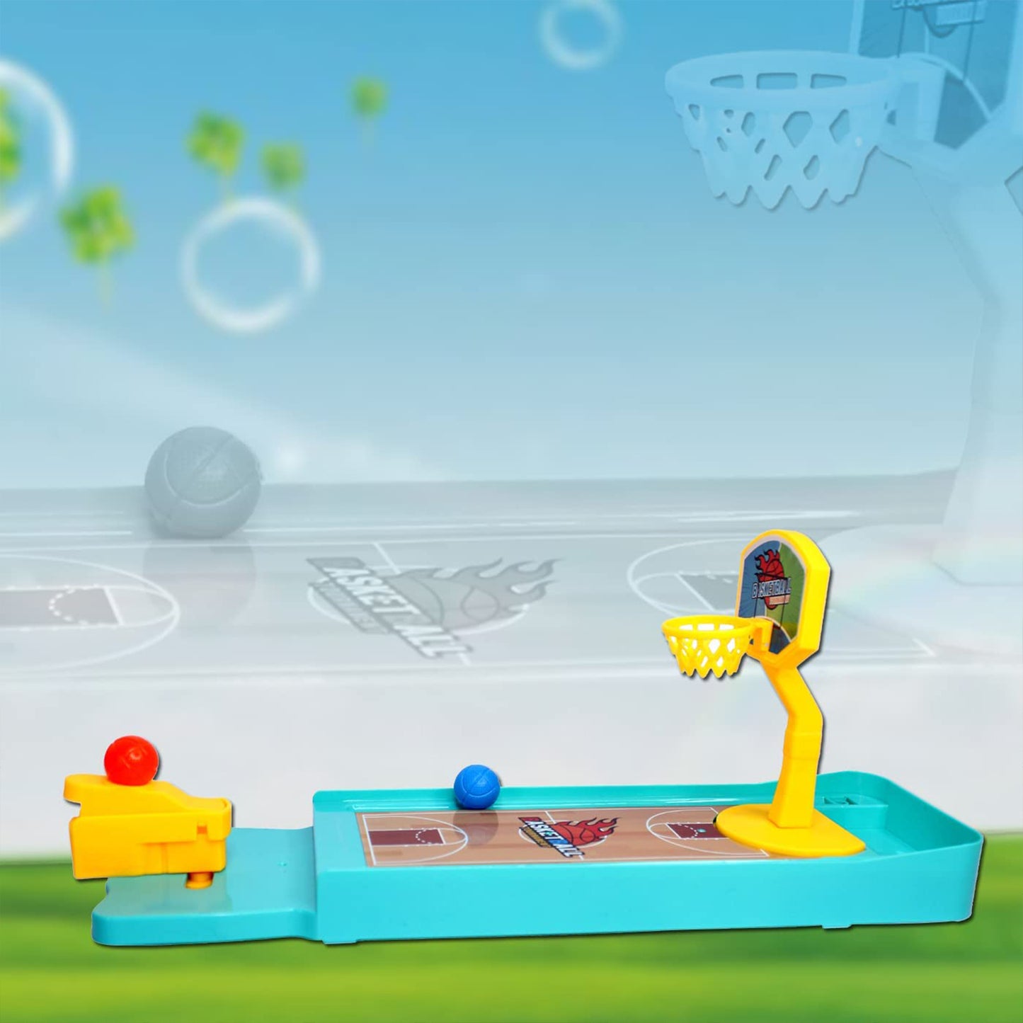 17689 Mini Table Top Finger Basketball Game For Kids - Desktop Game For Kids Adults Basketball Finger Bowling Game Fun Indoor Finger Bowling Game For Boys Girls Family Board Game - Springkart 