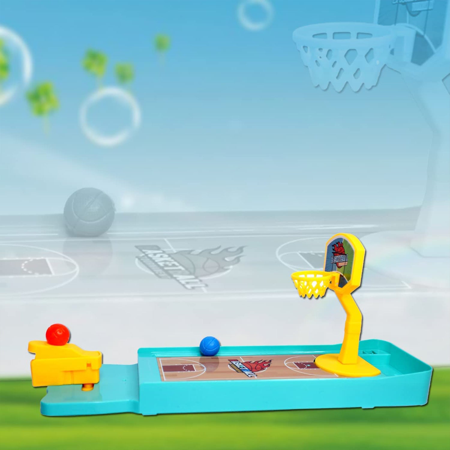 17689 Mini Table Top Finger Basketball Game For Kids - Desktop Game For Kids Adults Basketball Finger Bowling Game Fun Indoor Finger Bowling Game For Boys Girls Family Board Game - Springkart 