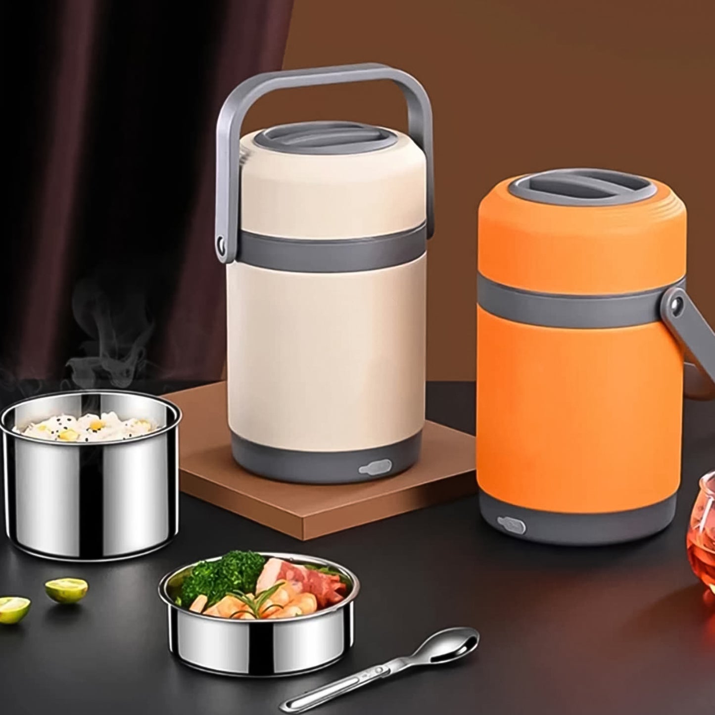 Usb Electric Heated Lunch Boxes (2 Ltr.) - Springkart 