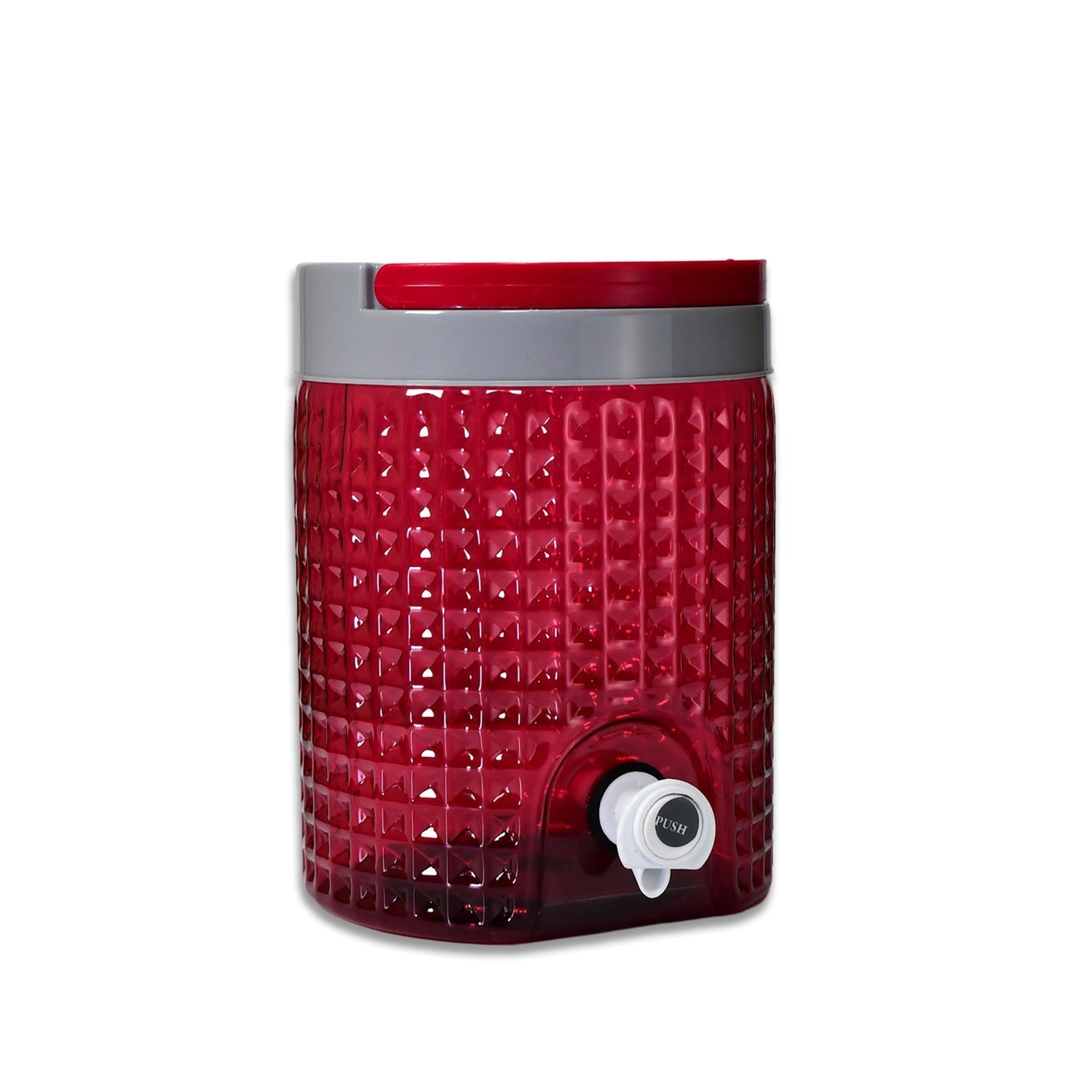 Diamond cut design plastic water jug to carrying water and other beverages. (4500Ml) - Springkart 