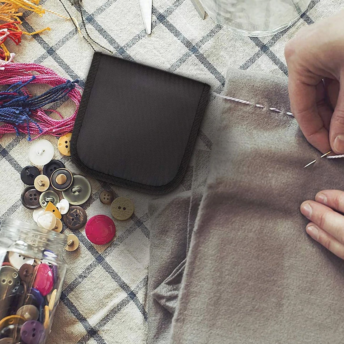 33Pc Purse Sewing Set For Carrying Various Sewing Items And Stuffs In It. - Springkart 
