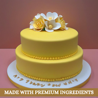 Sunshine Yellow Fondant | Edible Sugarpaste 250 Gm