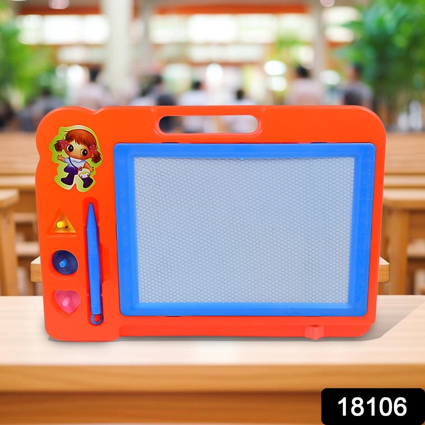 Magnetic Slate Sketch Pad / Board for Kids (1 Pc / 27 × 19 Cm) - Springkart 