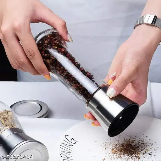 Steel Salt and Pepper Grinder Adjustable Ceramic Sea Salt Grinder