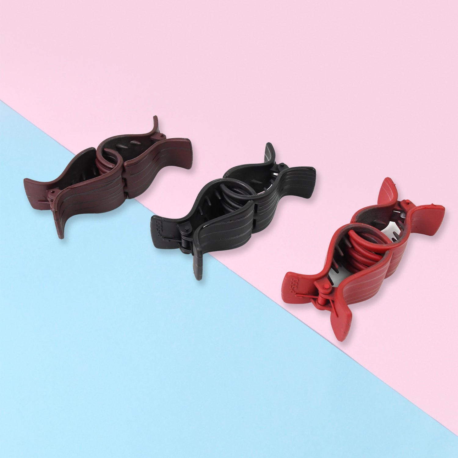 Big Hair Clips For Girls Kids Hair Accessories (6 Pcs Set Multi Color) - Springkart 