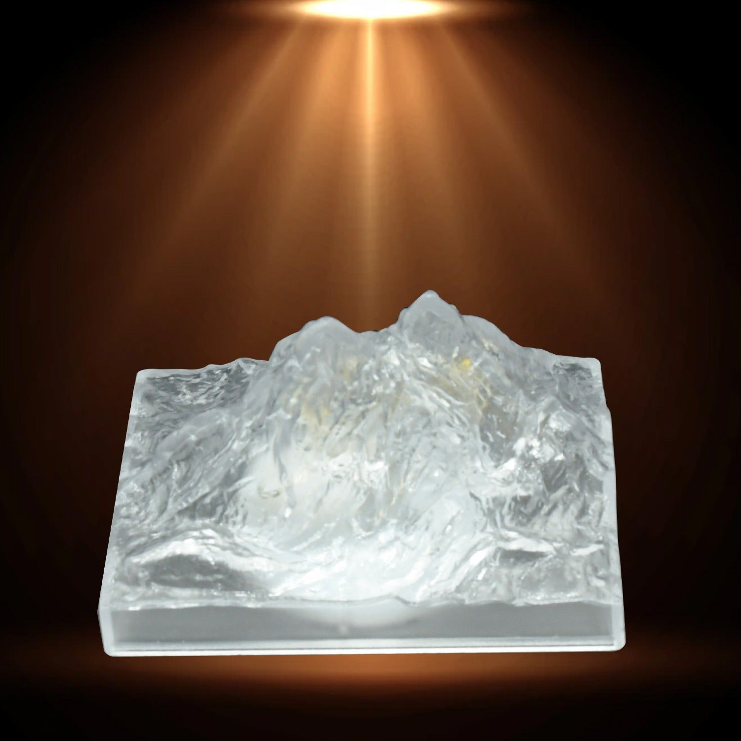 Unique Plastic Night Light: Flameless LED (Iceberg Design, Gift) - Springkart 