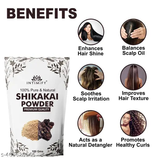 Amla Powder, Shikakai Powder, Reetha Powder for hair growth, and hair strong, Hair Pack, Hair Growth, Reduces Hair Fall, Conditions and Softens Hair -100gms - Pack of 3 - Springkart 
