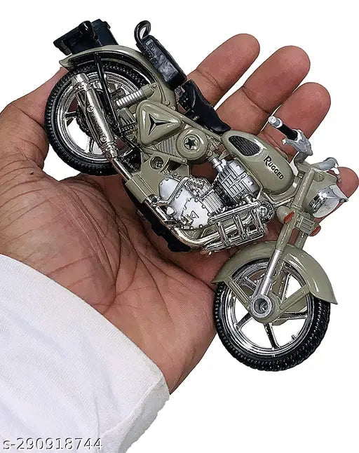 Bullet Miniature Scale Model, Toy Bike with Pullback Action,