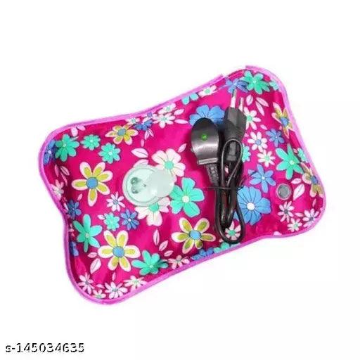 Electric Heat Bag Hot Gel Bottle Pouch Massager Warm for Winter In Many Colours And Designs - Springkart 