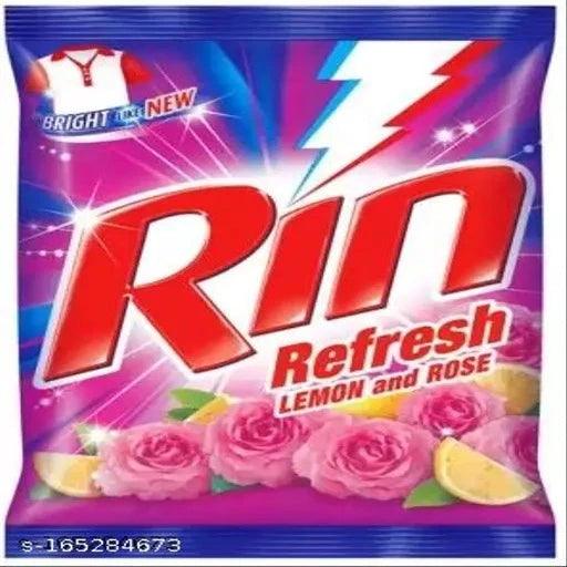 Rin Lemon 500gm pack of 16 Detergent Powder 8 kg () - Springkart 