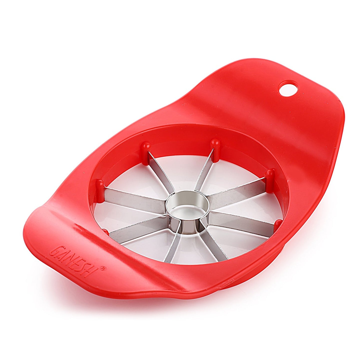 Ganesh Plastic & Stainless Steel Apple cutter (colors may vary) - Springkart 