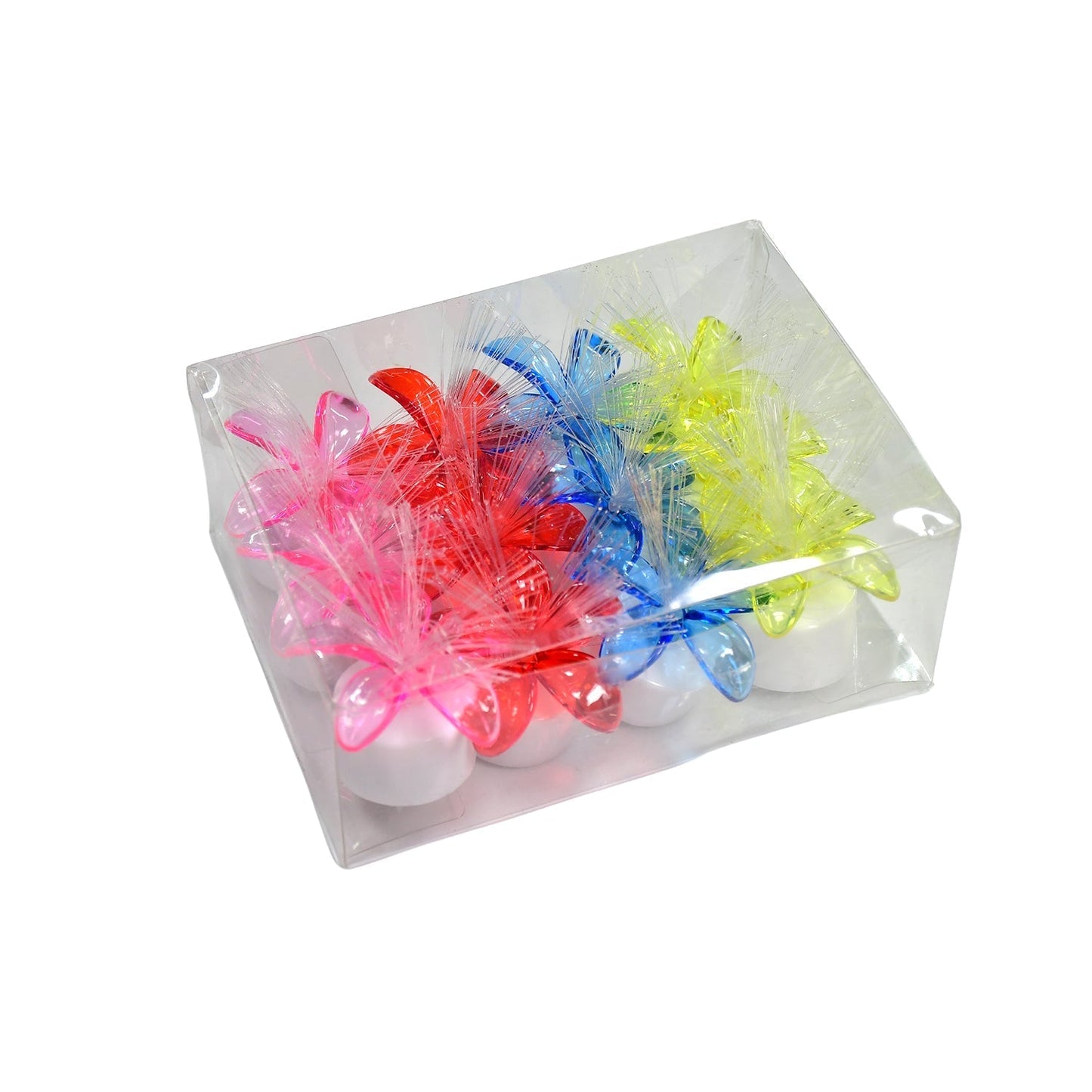 Fiber Optic Light, Mini Color Change LED Table Centerpieces, Light Up Candle - Pack of 12 - Springkart 