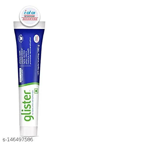 Glister Toothpaste & Glister Herbal Toothpaste (40g, Each) with 1 pc Glister Tooth Brush - Combo Pack
