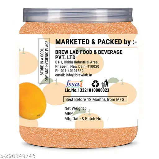 Brew Lab Orange Flavor Jelly Crystal Mix - No Gelatin 250 g