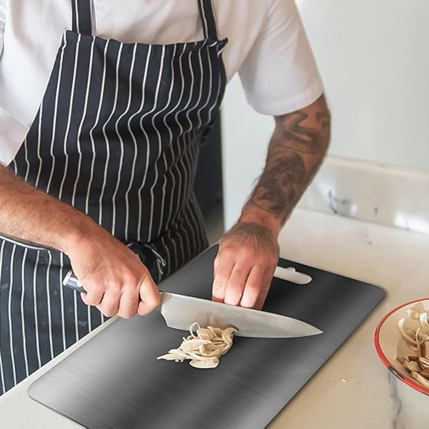 Stainless Steel Vegetable Fruit Cutting Chopping Board (3120 Cm 1 Pc) - Springkart 