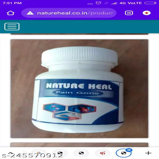 Relieve Joint Pain Naturally with Nature Heal Pain Gone Tablet - Springkart 