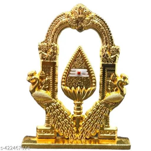 Divine Murugan OM Vel with Peacock for Car Dashboard