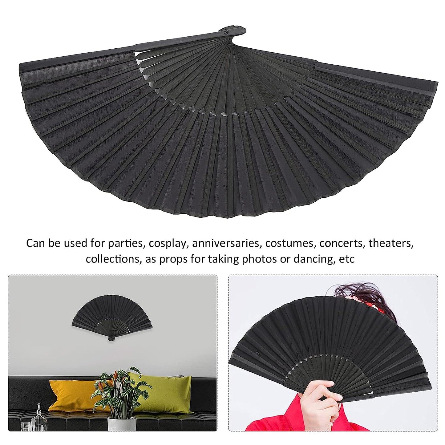 Folding Handheld Pretty Hand Fan Wedding Party Accessory Pocket Sized Fan For Wedding Gift Party Favors Diy Decoration Summer Holidays (1 Pc)