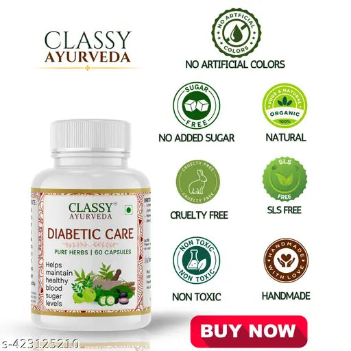 DiabetesCare capsule | No side effects | Pure herbs - 60 cap. - Springkart 