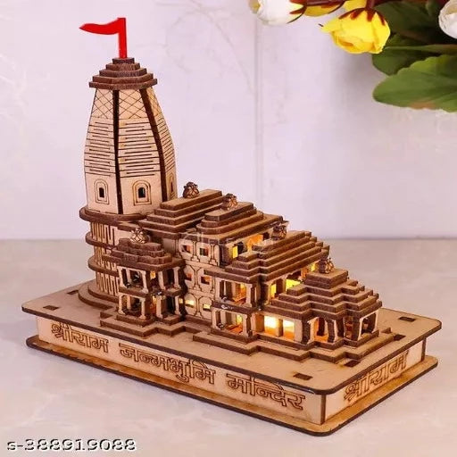 Shri Ram Mandir Ayodhya Temple with LED - Springkart 